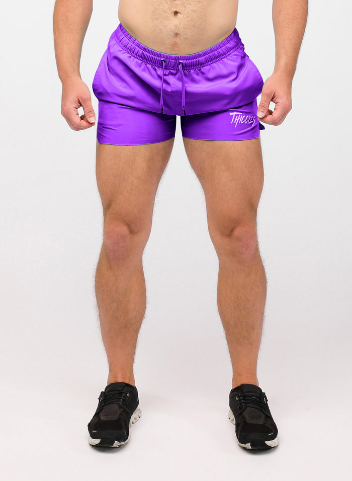 Purple 4” Classic Shorts