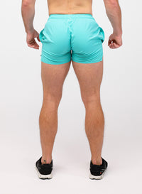 TURQUOISE 4" CLASSIC SHORTS